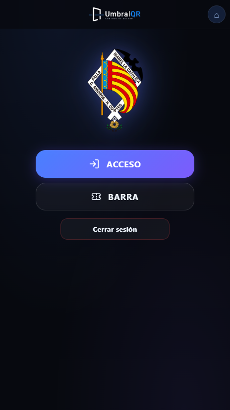 Pantalla Principal Administrador